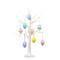 2ft. Pre-Lit Artificial Easter Twig Tree with Egg Ornaments and 24 Warm White LED Lights